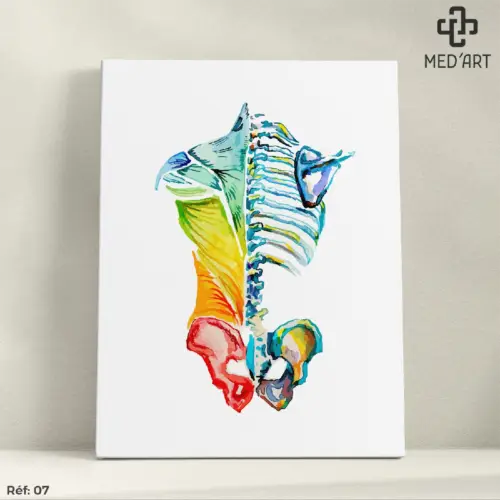 Tableau Le Rachis, Thorax et Pelvis 07