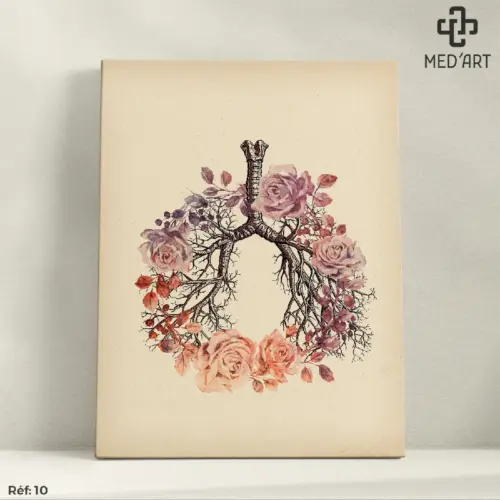 Tableau Poumon - Floral 10