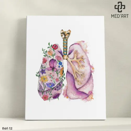 Tableau Poumon - Floral 12