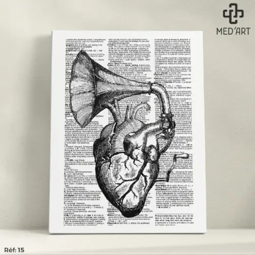 Tableau Coeur 15