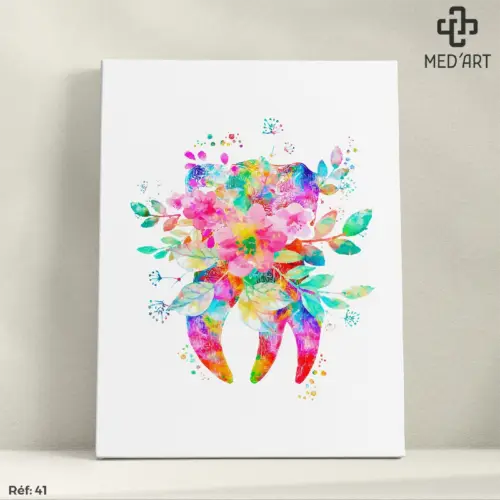 Tableau Dent Floral 41