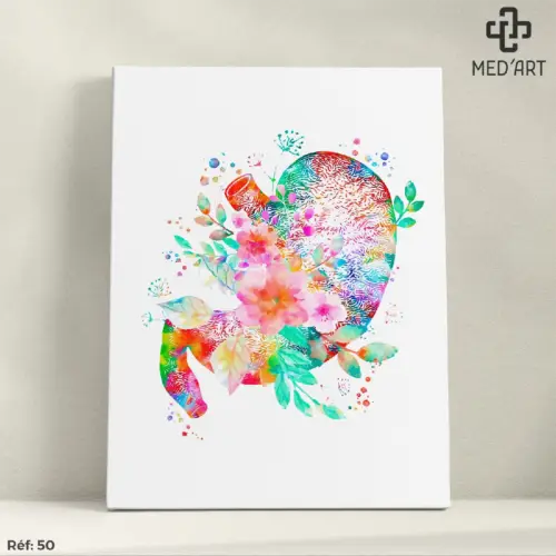 Tableau Estomac Floral 50