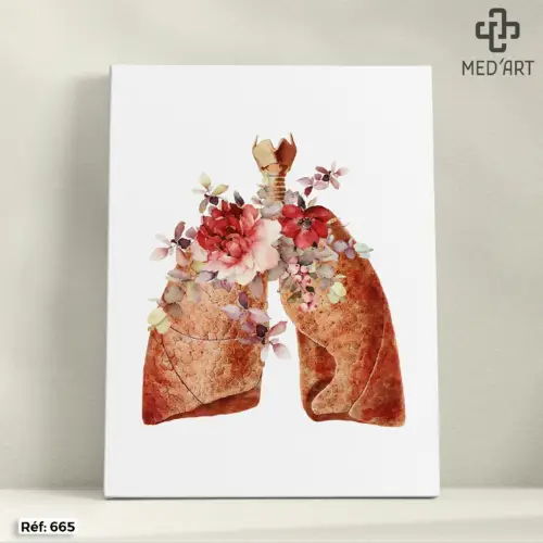 Tableau Poumon - Floral 665