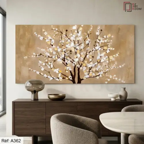 Tableau Fleurs Panoramique A362