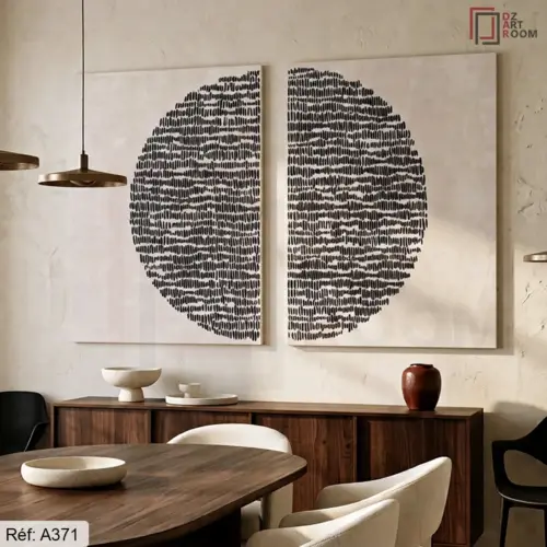 Tableau Abstrait Duo A371