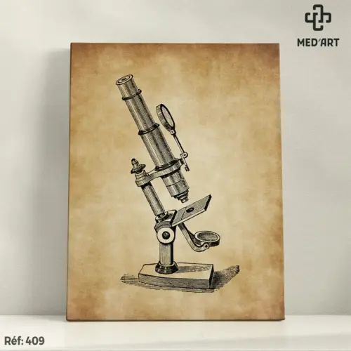 Tableau Microscope Optique 409