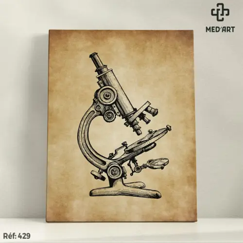 Tableau Microscope Optique 429