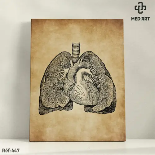 Tableau Poumon et Coeur 447