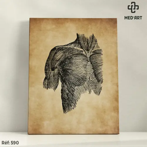 Tableau Muscles Pectoraux et Muscles du Cou 590