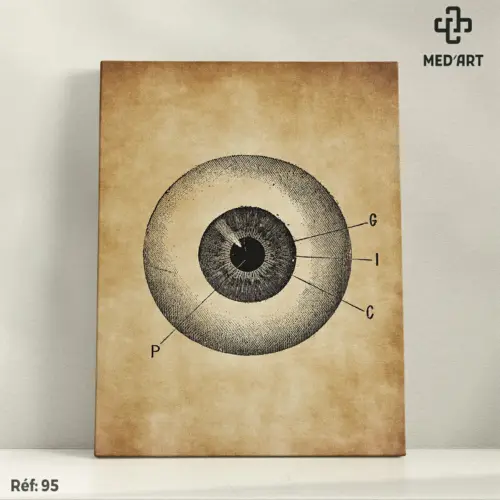Tableau Globe Oculaire 95