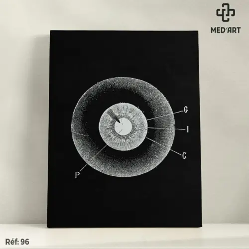 Tableau Globe Oculaire 96