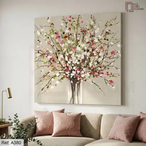 Tableau Fleurs Carré A380