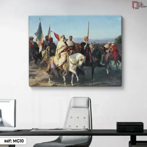 Tableau Moudjahidine- MG10