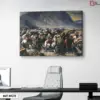 Tableau Moudjahidine- MG15