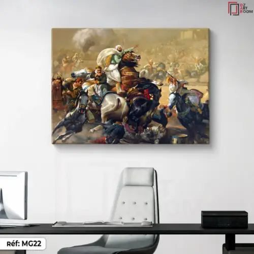 Tableau Moudjahidine- MG22
