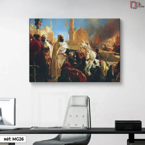 Tableau Moudjahidine- MG26