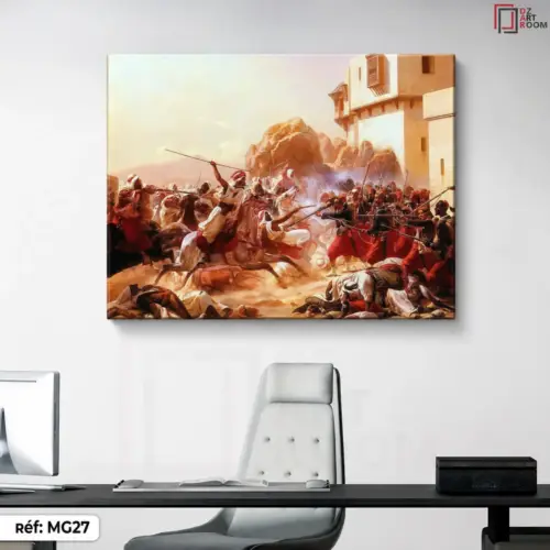 Tableau Moudjahidine- MG27