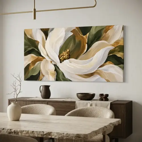 Tableau Fleurs Panoramique A420