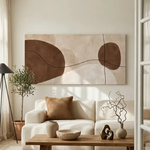 Tableau Abstrait Panoramique A422