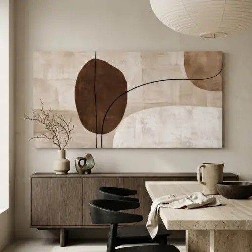 Tableau Abstrait Panoramique A423