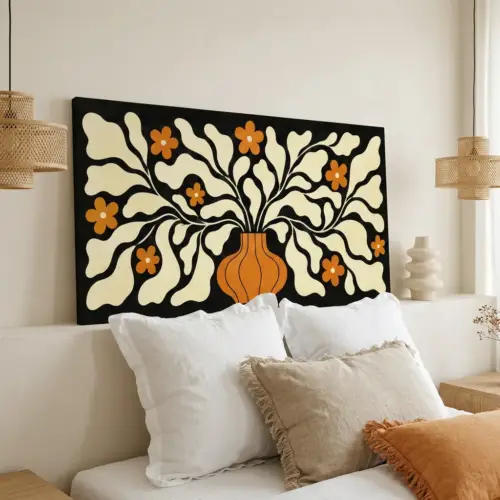 Tableau Fleurs Panoramique A424