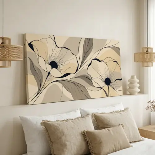 Tableau Fleurs Panoramique A429